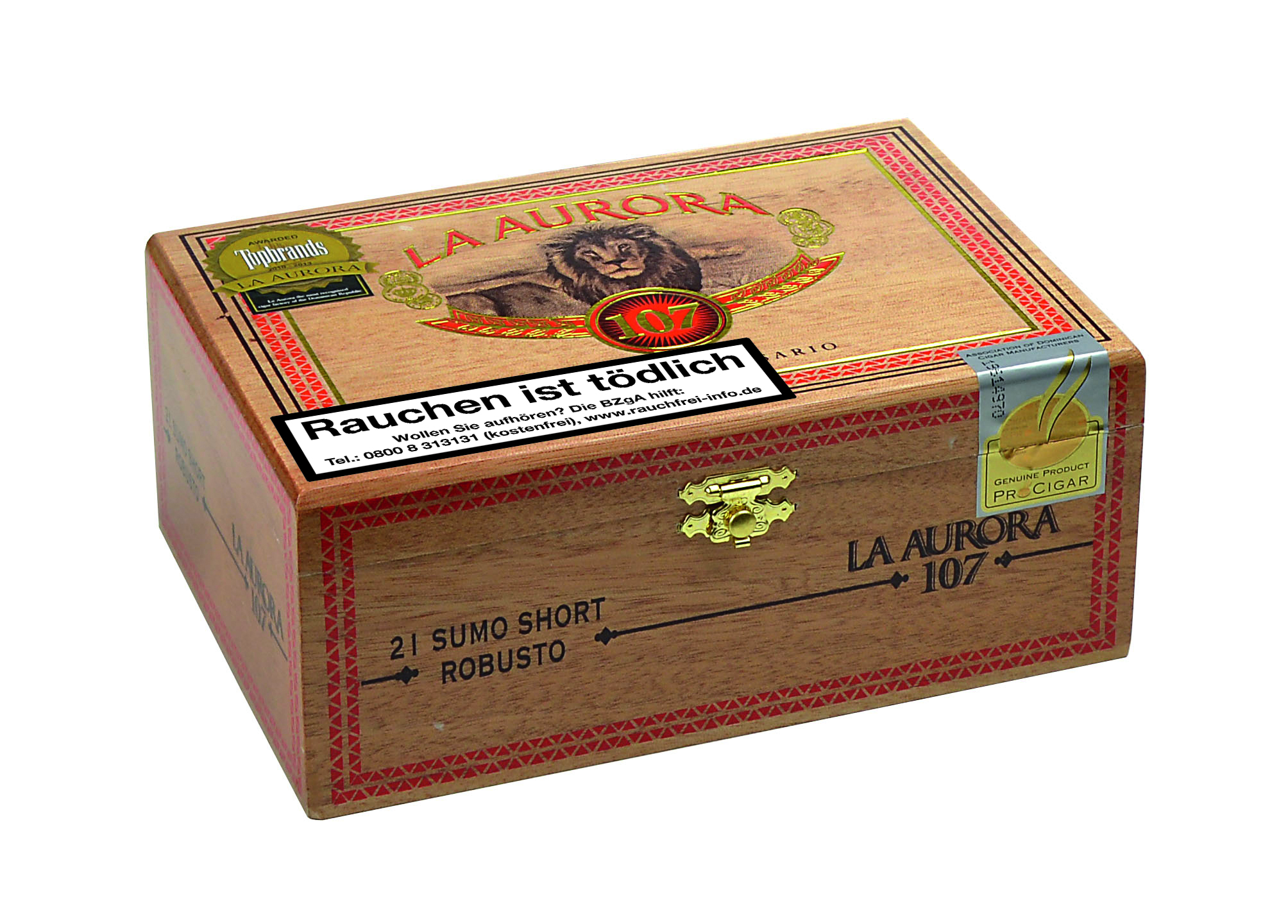 La Aurora 107 Sumo Short Robusto