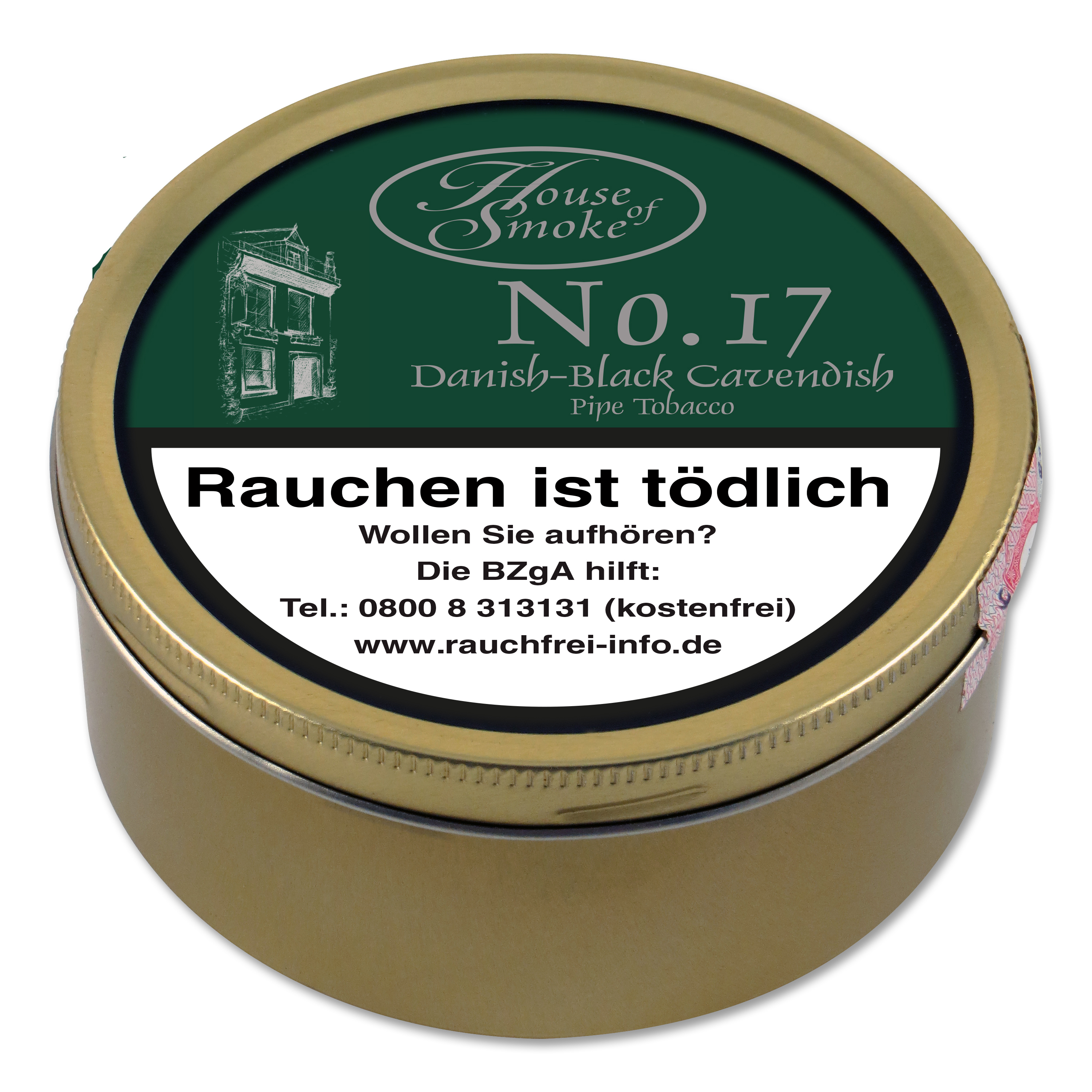 House of Smoke No. 17 Danish Black Cavendish